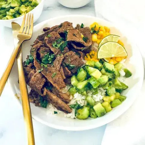 Faith’s Carne Asada Bowl - A&K Land and Cattle