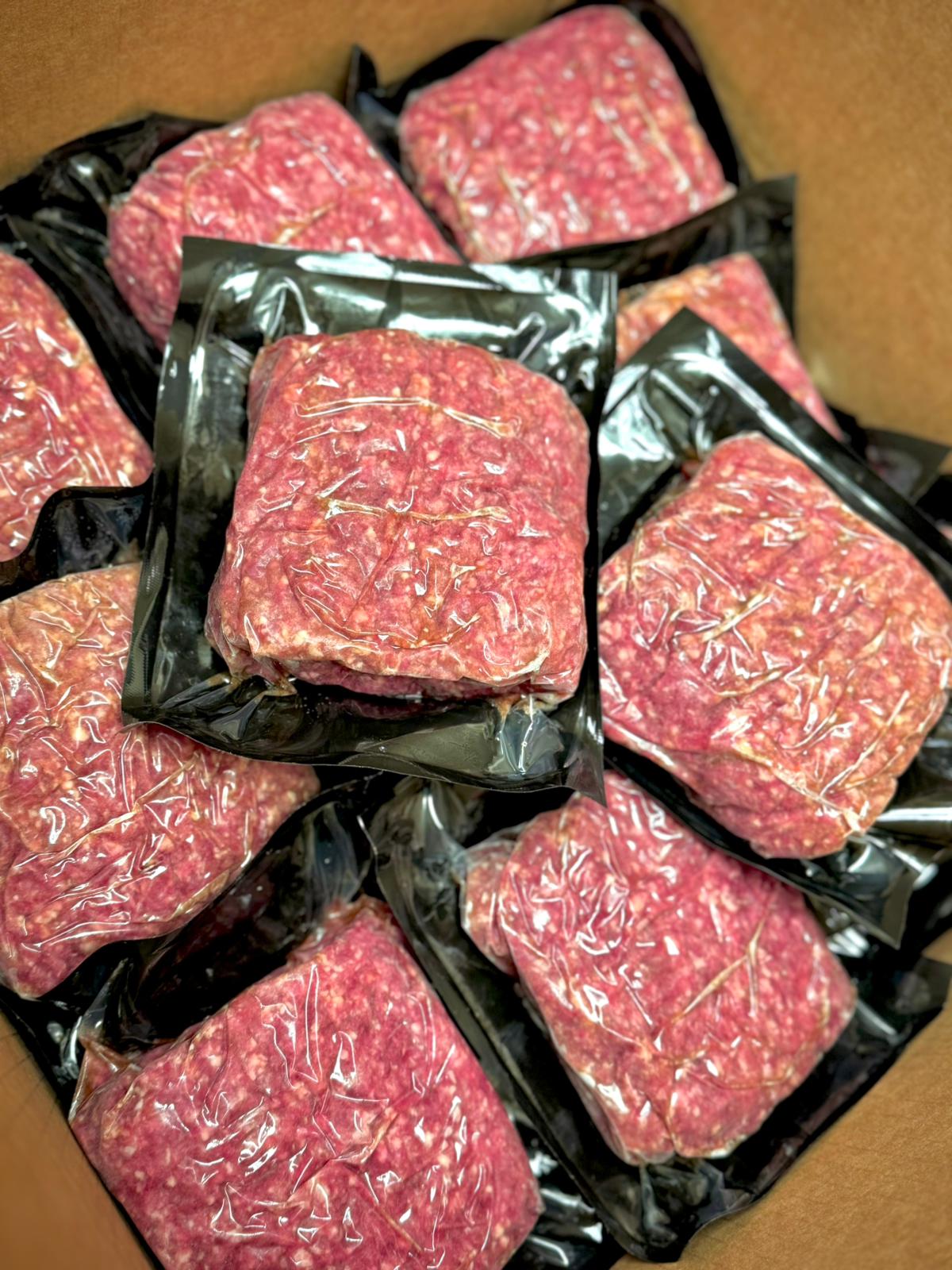 20 lb Premium Dry-Aged Ground Beef Box – Oklahoma Raised, USDA Inspected