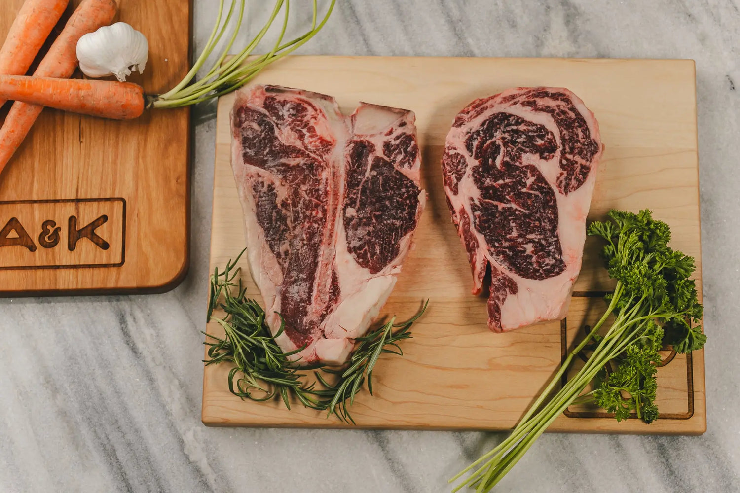 A&K Land & Cattle – Ribeye Steak, Oklahoma farm-raised dry-aged beef, shipped frozen nationwide.
