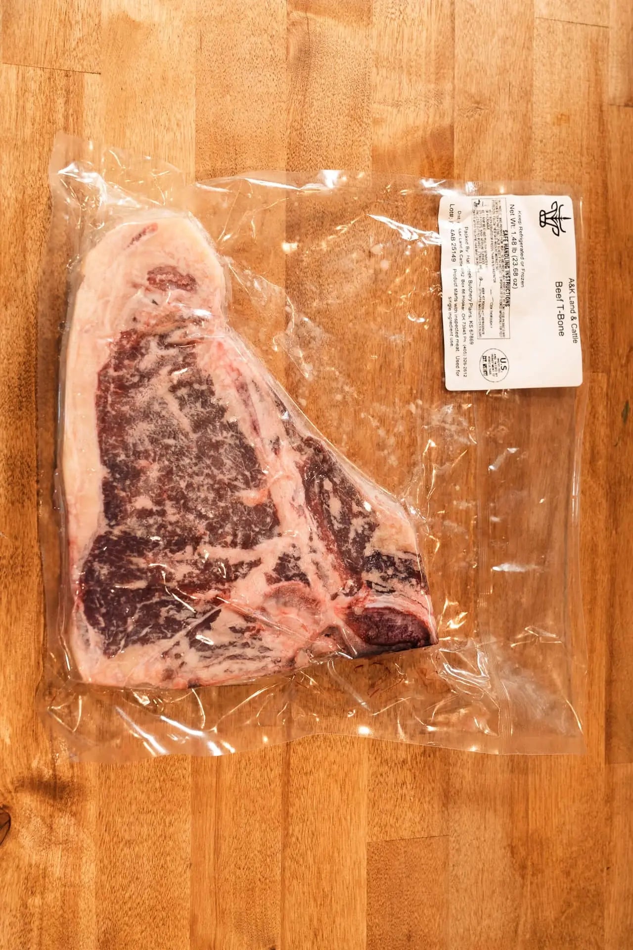 A&K Land & Cattle – Ribeye Steak, Oklahoma farm-raised dry-aged beef, shipped frozen nationwide.