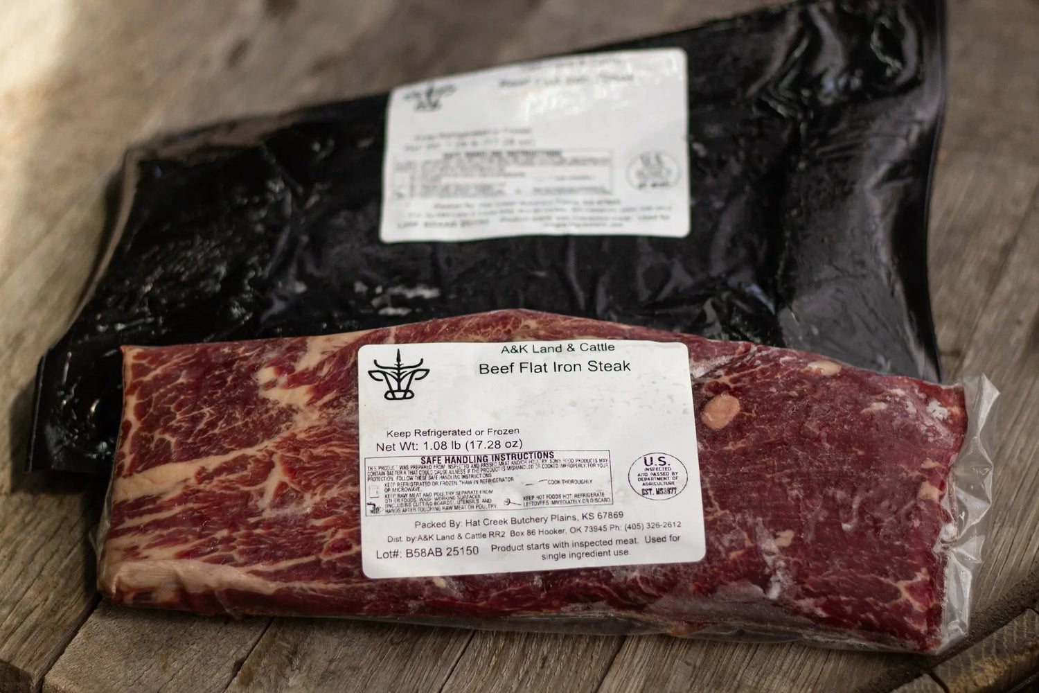 A&K Land & Cattle – Ribeye Steak, Oklahoma farm-raised dry-aged beef, shipped frozen nationwide.