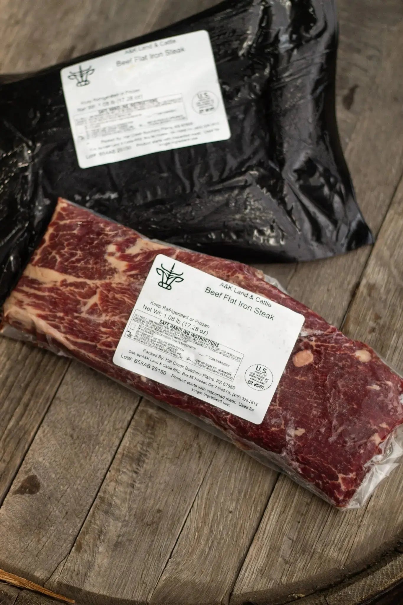 A&K Land & Cattle – Ribeye Steak, Oklahoma farm-raised dry-aged beef, shipped frozen nationwide.