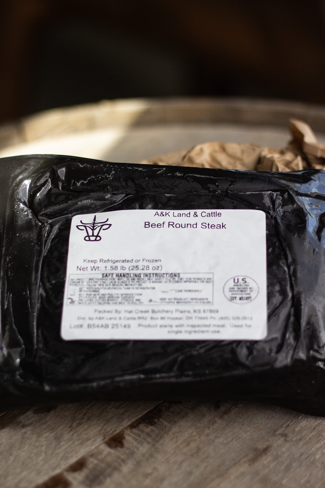 A&K Land & Cattle – Ribeye Steak, Oklahoma farm-raised dry-aged beef, shipped frozen nationwide.