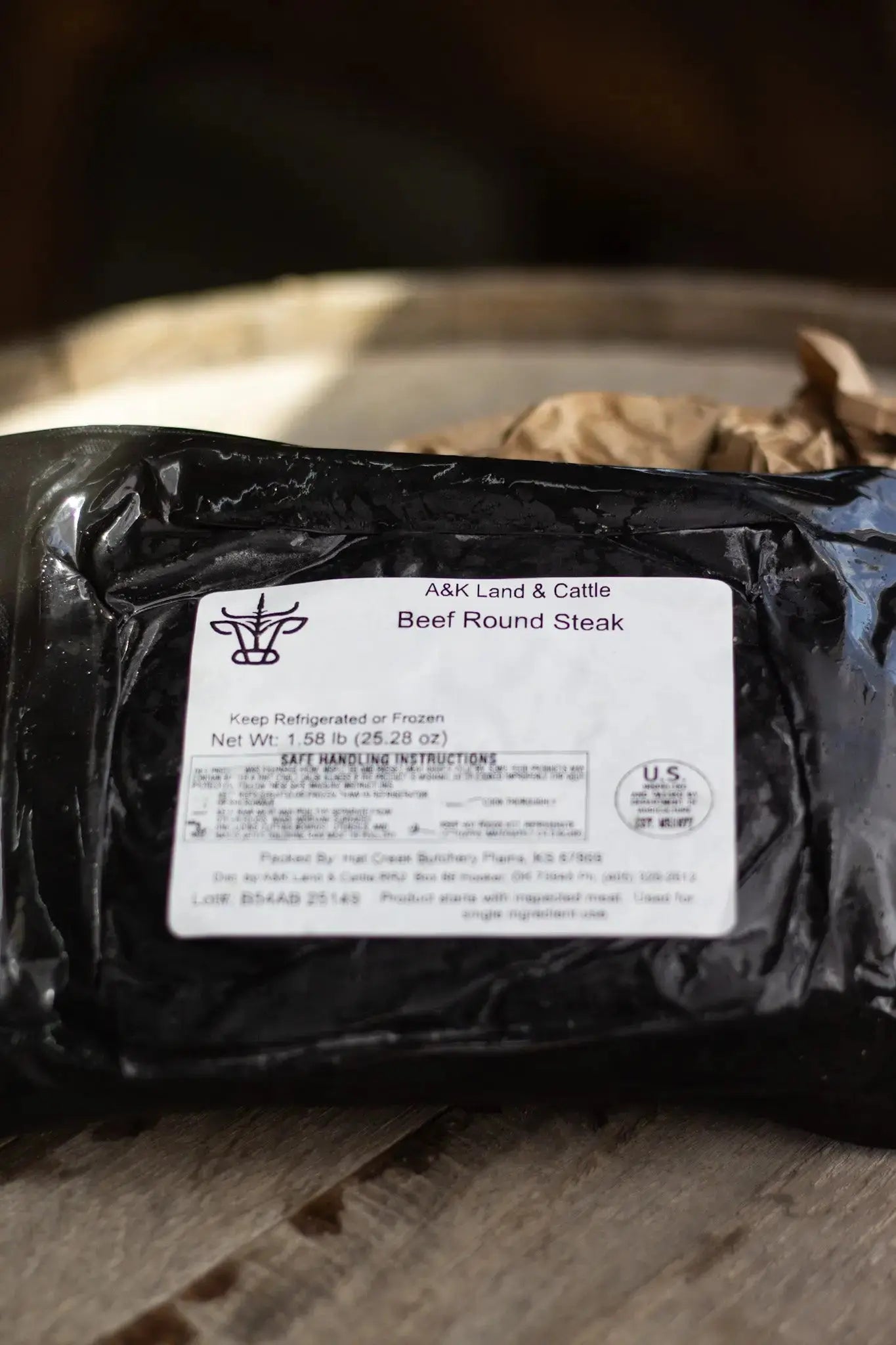 A&K Land & Cattle – Ribeye Steak, Oklahoma farm-raised dry-aged beef, shipped frozen nationwide.