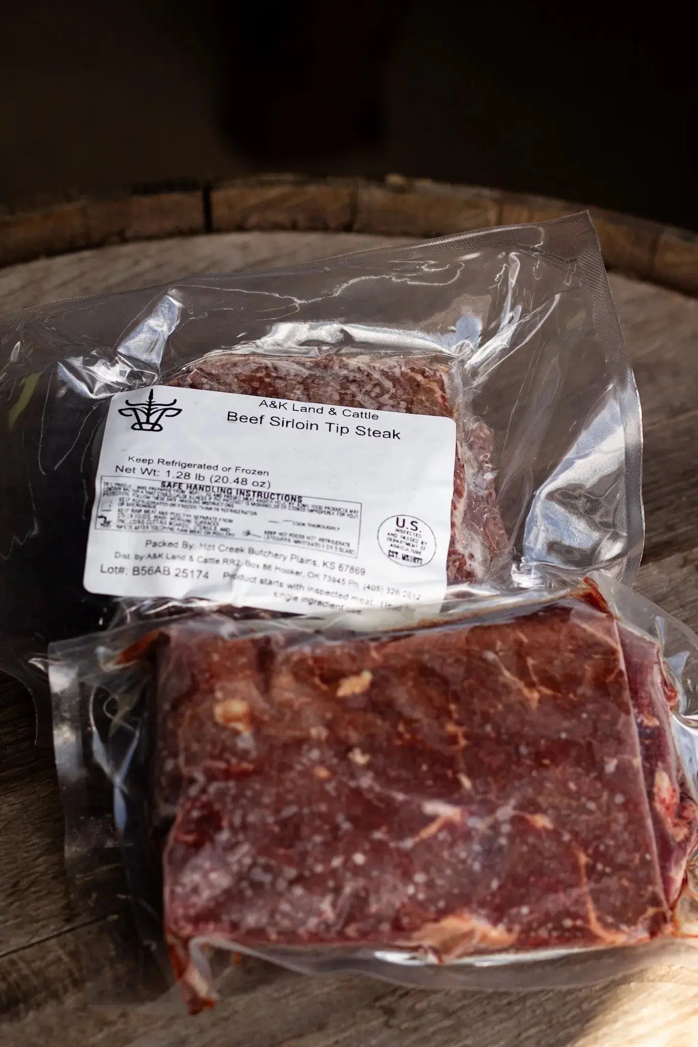 A&K Land & Cattle – Ribeye Steak, Oklahoma farm-raised dry-aged beef, shipped frozen nationwide.