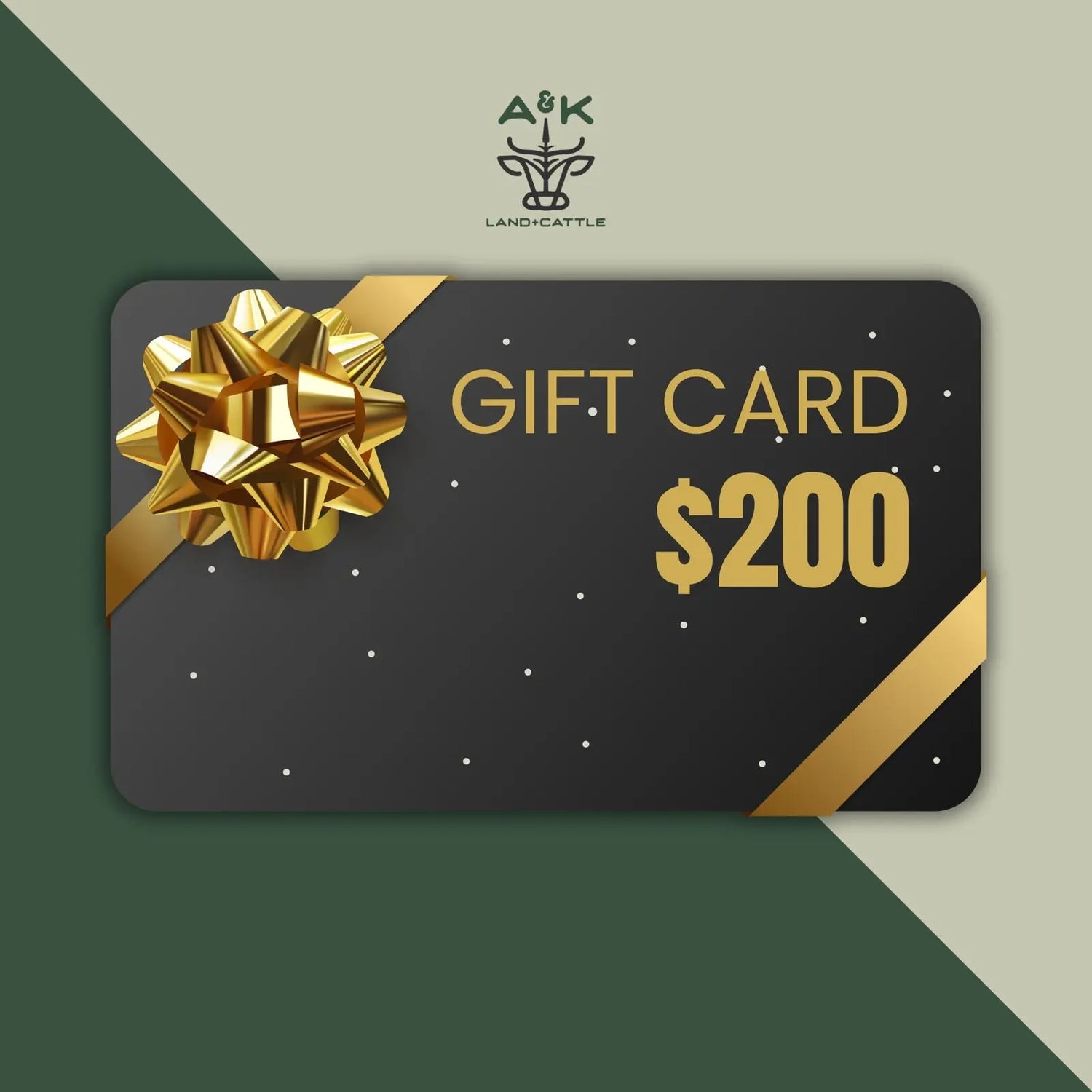 A&K Land & Cattle $200 Gift Card: The Ultimate Beef Stock-Up AK Land & Cattle