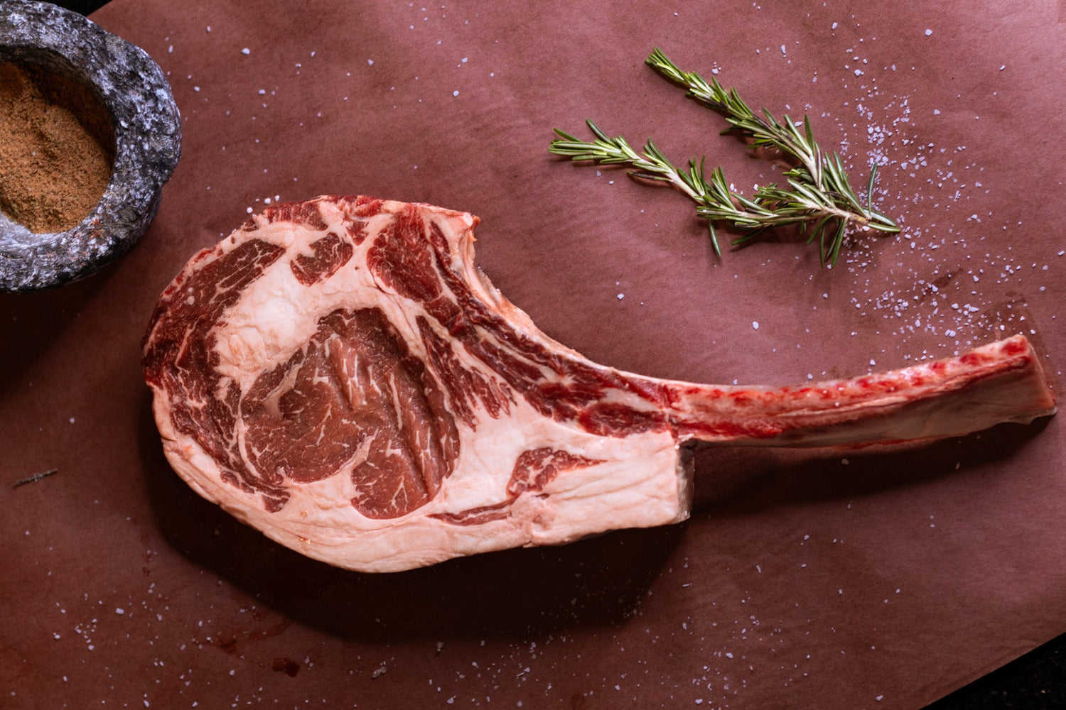 Tomahawk | Premium Oklahoma Dry-Aged Sim-Angus Beef A&K Land and Cattle
